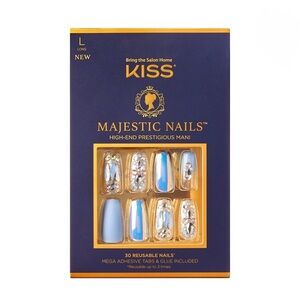KISS Majestic Nails High-End Manicure, ‘My Jewelry’, 30 Count